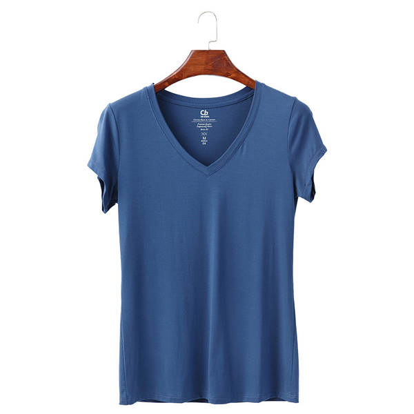 T-shirt feminino de pulso curto para o verão T-shirt feminino K242A