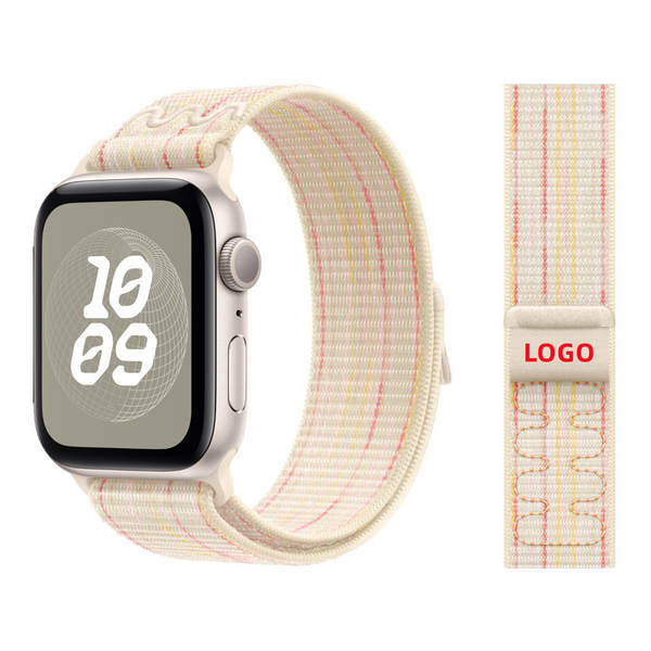 Pulseira para Apple Watch 11 iWatch 45678910 Nike nylon loop