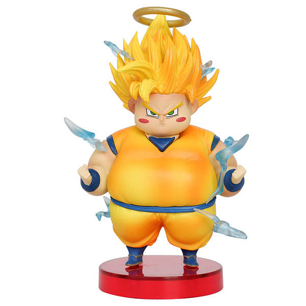 Boneco Dragon Ball G5 série chubby Goku gordo Trunks Buu Célula Gohan Freeza modelo