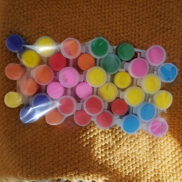 2ml3ml3conjunto de tinta de acrílico 12 cores + 2 pinturas de óleo para pintura de acrílico transfronteiriço