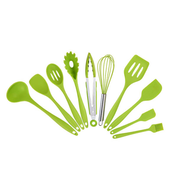 Conjunto de 10 Utensílios de Silício para Cozinha