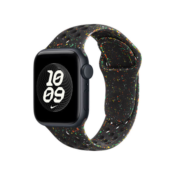 Pulseira esportiva de silicone nike dupla cor S11 compatível com apple iwatch 6 7 8 9 10 SE