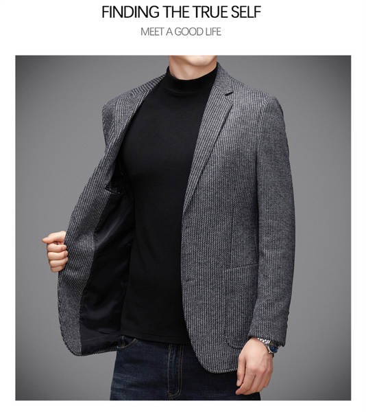 Terno de lã masculino