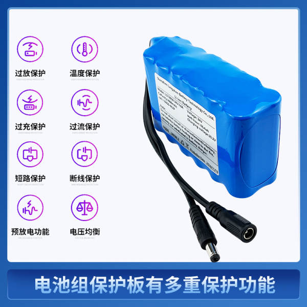 18650 bateria de lítio 24v5200mah bateria de grande capacidade de armazenamento de energia 18650 bateria de lítio triplo