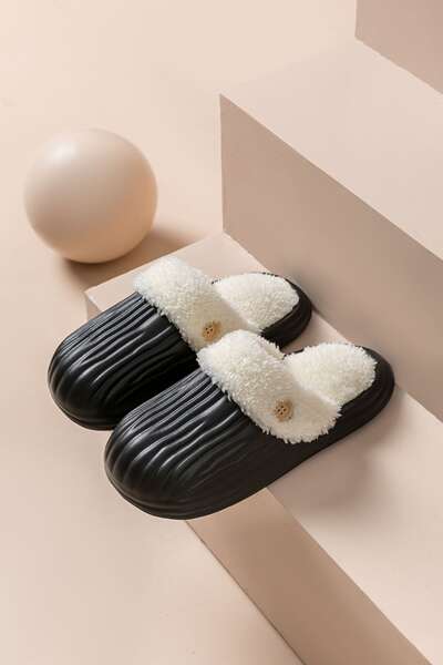 Chinelo de Felpa Quente para Mulher