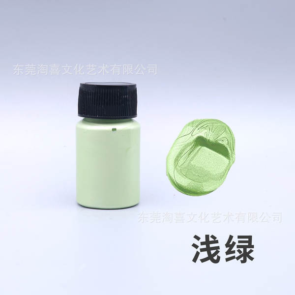 Pearl Acrylic Metal Color Color Alta Luz Ouro Prata Cobre Metal Color 20ml Manual Resistente à Água Brilhante Colorido