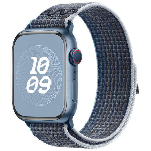 Compatível com apple watch 11 pulseira iwatch s10/9/8 nike nylon loop