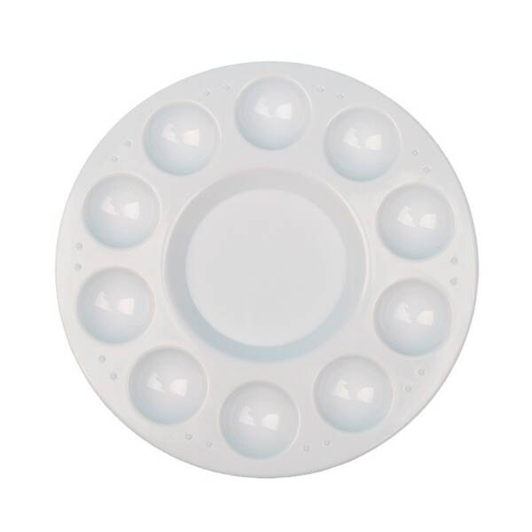 Fabricante atacado plástico branco placa de colorir pintura placa de colorir crianças acrílico água cor de pó placa de colorir