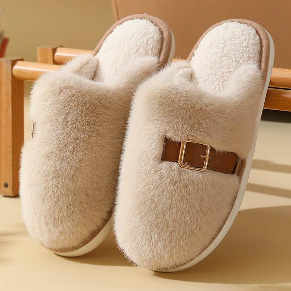 Chinelo de Felpa Quente para Mulher