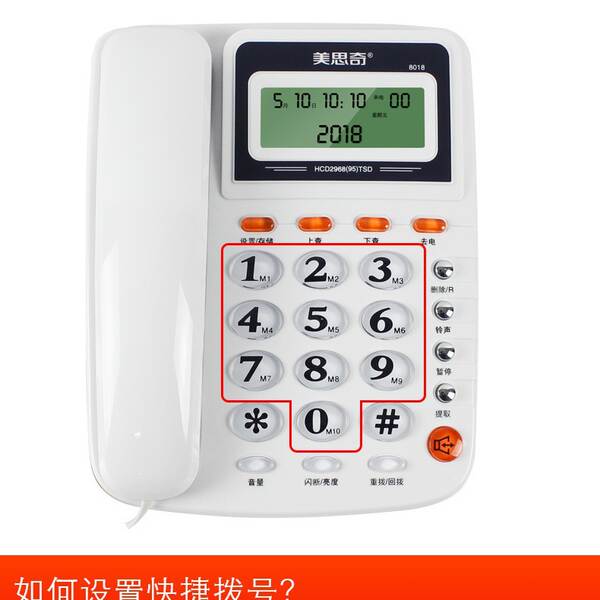 MSQ/Mitch 8018A telemóvel de varejo com exibição elétrica totalmente livre de pressão