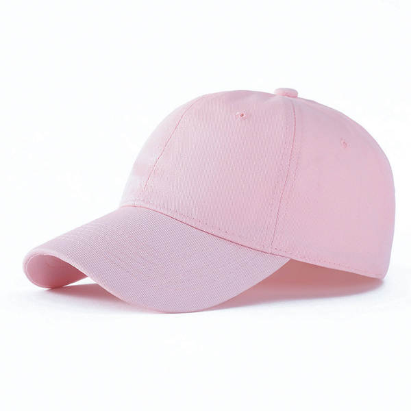 Novo chapéu de algodão puro, chapéu de beisebol feminino, chapéu de beisebol masculino
