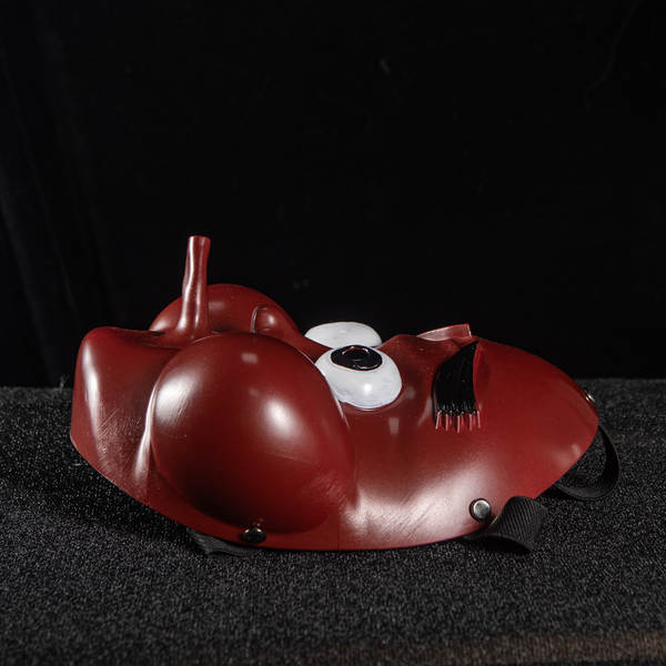 Novas máquinas de esmagamento de cabelos com máscaras de cor vermelha