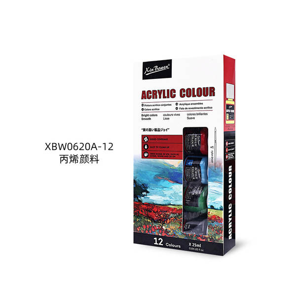 Tinta acrílica para pintura artística
