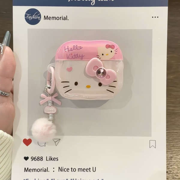 AirPods 4 geração 2024 novo modelo gatinho fofo aplicável Apple fone de ouvido Bluetooth capa protetora anti-poeira