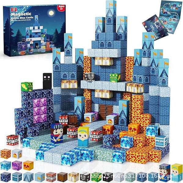 Amazon Magnetic Buiding Cubes Brinquedos de Construção Magnética