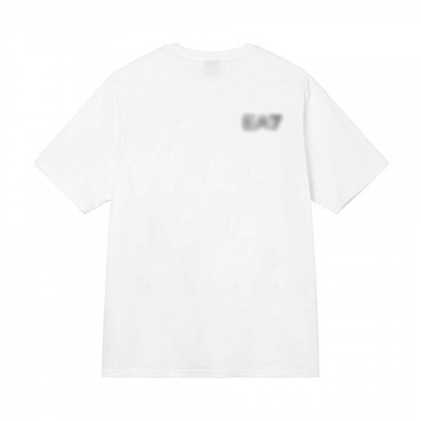 Camiseta Masculina Curta de Algodão