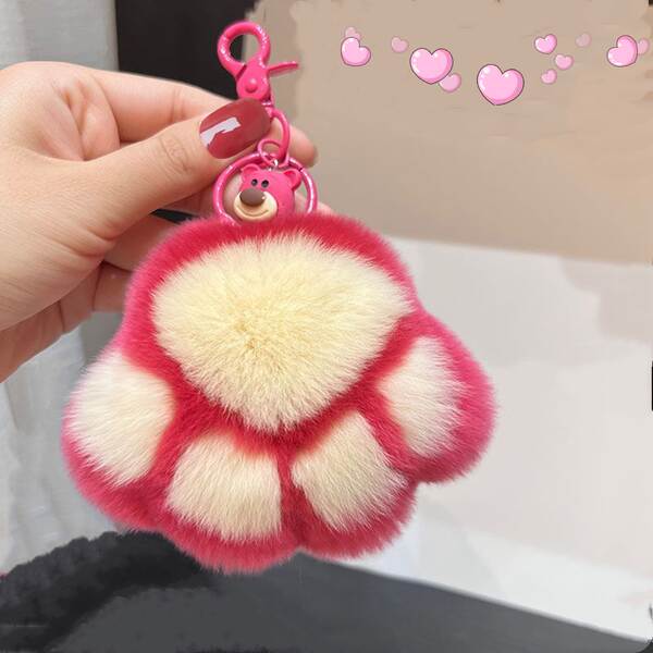 Pendente de Bolsa de Pelúcia de Urso