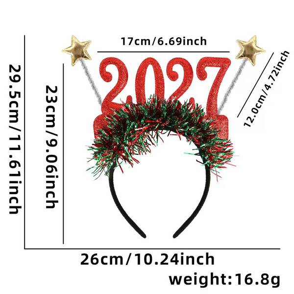 2027 Feliz Ano Novo Festa de Natal