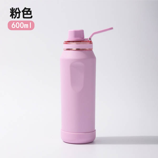 Novo 304 de aço inoxidável aquecedor de xícara de vidro com xícara de silício de cana espacial exterior portátil de esportes