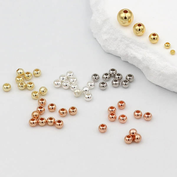 Pérolas de ouro 14K e 18K