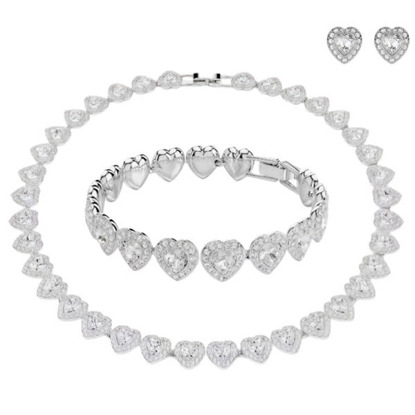 O novo colar de amor romano de luxo com pulseira de perfuração transfronteiriça de moda amor de orelhas