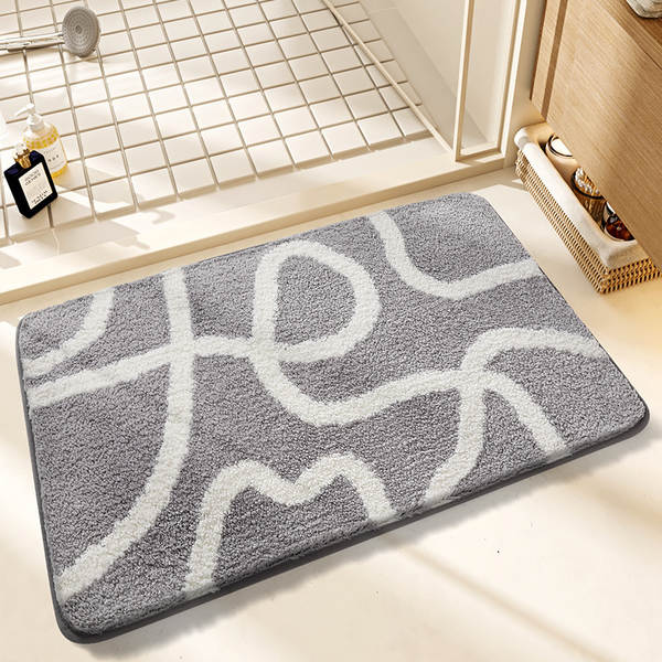 Tapete absorvente para banheiro porta entrada casa espesso simples criativo sala macio antiderrapante