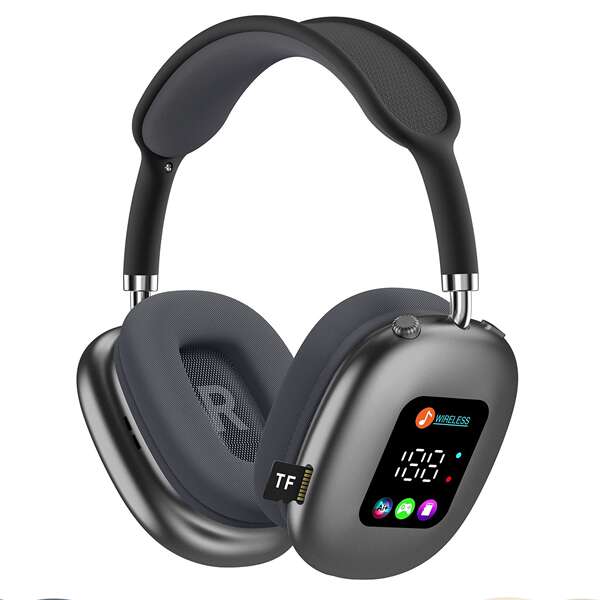 AKZ MAX600 é o novo fone de ouvido sem fio Bluetooth com tela digital RGB
