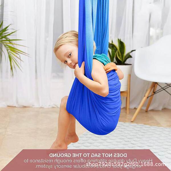Dupla camada elástica de camas para crianças em casa e fora de casa Yoga de outono no ar Camas de yoga coloridas de tecido elástico de camas fabricante