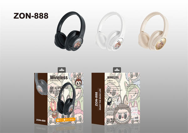 Fabricantes atacam o novo fone de ouvido transfronteiriço ZON888 Bluetooth com fones de ouvido elétricos sem fio pesados e baixos