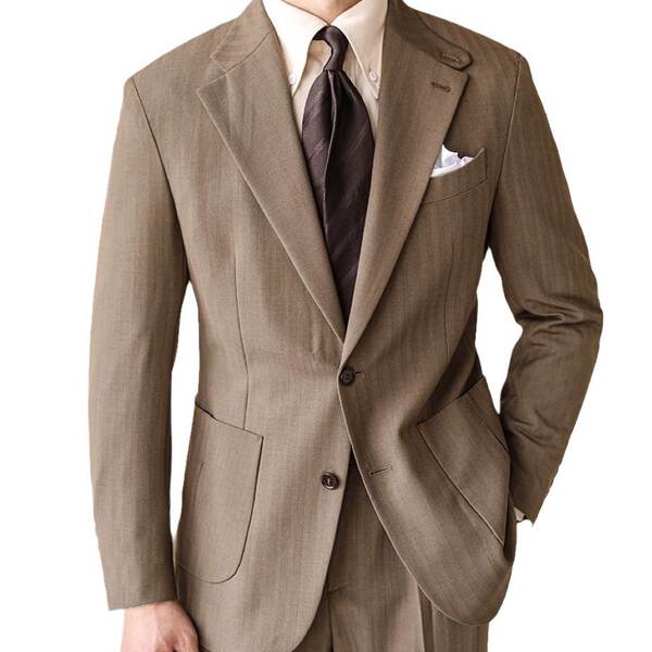 2017 Outono-Inverno masculino uniforme corte de roupa de negócios reposição de corpo de Nápoles casaco de pano de pano duplo pano de pano