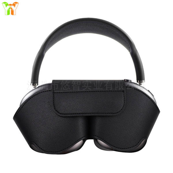 Capa de proteção para AirPods Max, fone de ouvido Bluetooth estéreo, bolsa à prova de quedas, estojo de couro para fone