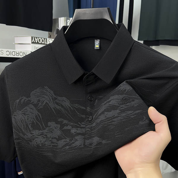 Nova camisa de gelo de verão para homens T-shirts masculinos T-shirts masculinos T-shirts masculinos
