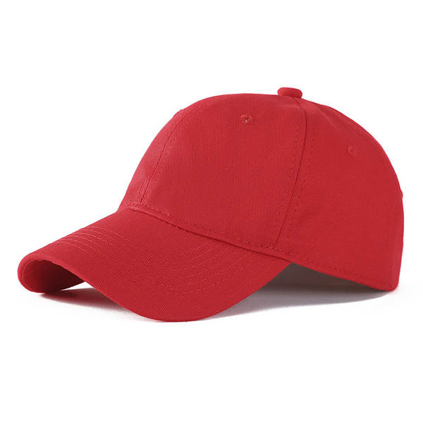 Novo chapéu de algodão puro, chapéu de beisebol feminino, chapéu de beisebol masculino