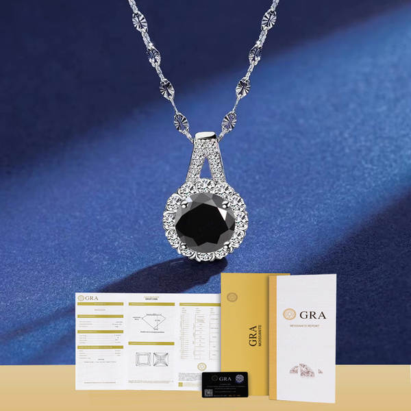 S925 Prata pura de 1 caráter colar de flores solares femininas ins gotejamento de água de alta qualidade moçambique pendurado design simplicidade de sobremesa