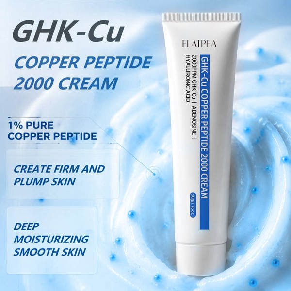 Transfronteiriço GHK-Cu Cerâmica de Cobre Azul para o Rosto Serum para Iluminar a Pele