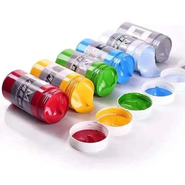 Pinturas de acrílico de 300 ml em garrafas resistentes ao sol, pinturas de paredes ao ar livre, pinturas coloridas, pinturas à mão.