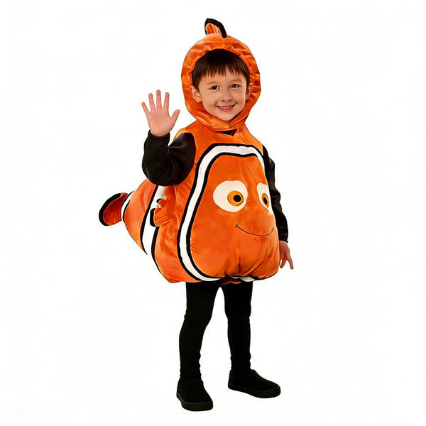 Nemo Clown Peixes Traje de Animação Submarino Total Mobilização Peixes Amarelos Papel de D
