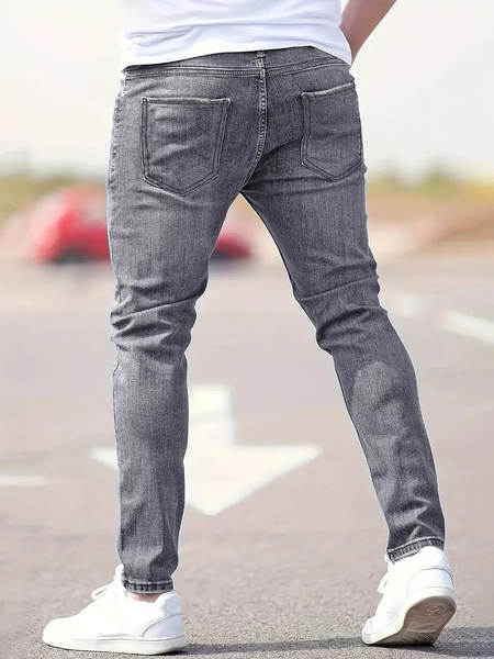 Calça Jeans Masculina Elástica