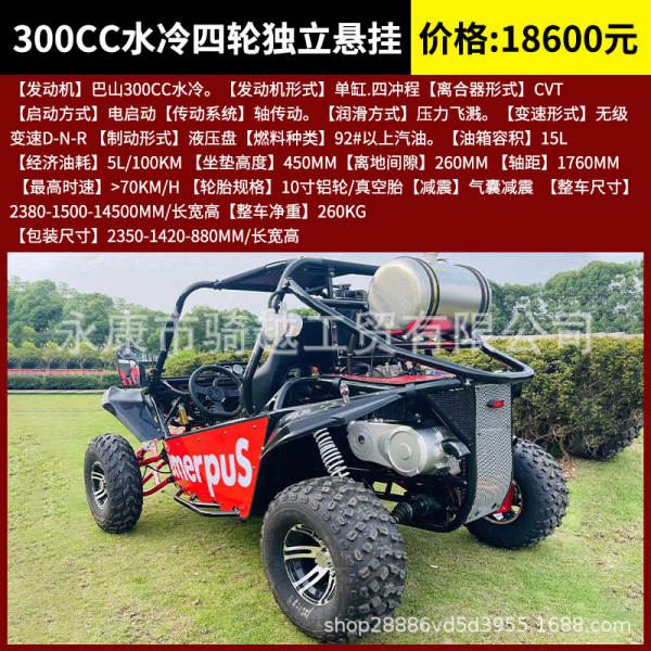 Quadriciclo UTV 125cc-230cc todo terreno adulto dois lugares versão gasolina/elétrica