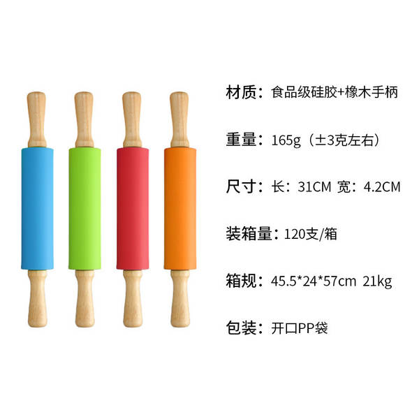 Rolo de silicone para massa