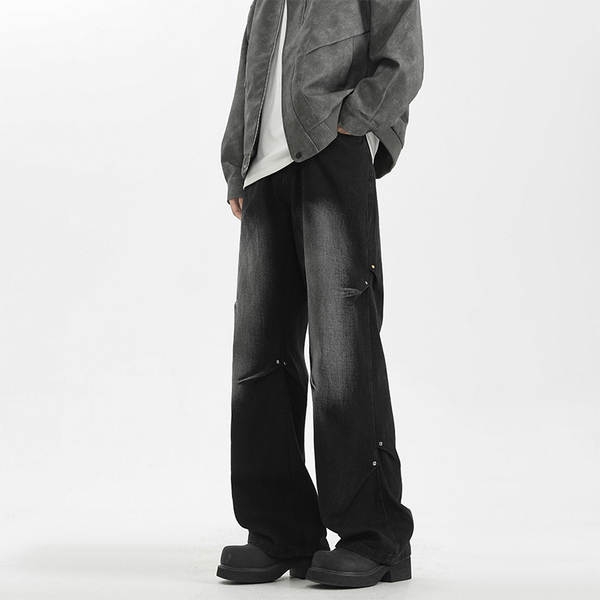 Calça jeans larga masculina