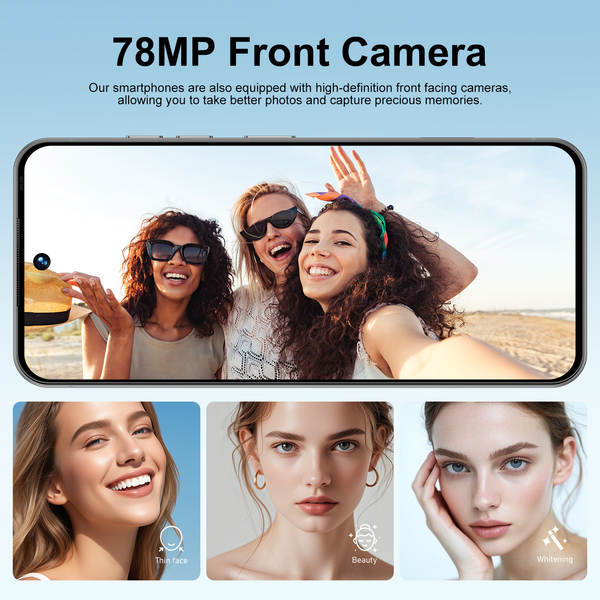 Novo i17pro max celular transfronteiriço real 4g rede oito núcleos 7,3 polegadas tela grande Android 15 16+1