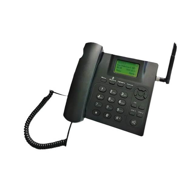 F317 Comércio Exterior 2G Sem Fio Fixo GSM Telemóvel Plug-in Telemóvel Duas Cartas Gravação FM Rádio Idoso