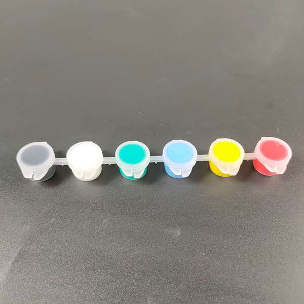 Painéis de acrílico para bonecas 3 ml 12 cores 6 cores Painéis de pintura de pedra para crianças