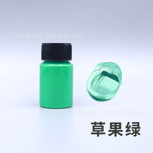 Pearl Acrylic Metal Color Color Alta Luz Ouro Prata Cobre Metal Color 20ml Manual Resistente à Água Brilhante Colorido