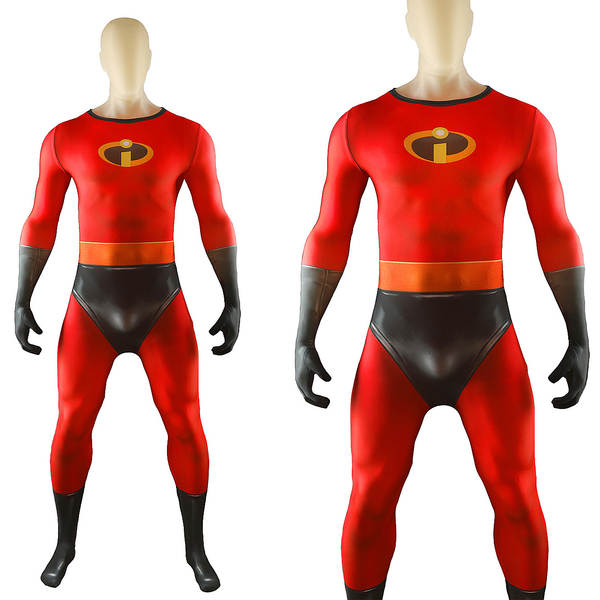Traje de Cosplay do Sr. Incrível Vermelho