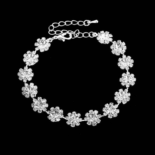 Acessórios de casamento dupla camada do colar de diamante do colar de sol de comércio estrangeiro Sete de orelhas de venda rápida