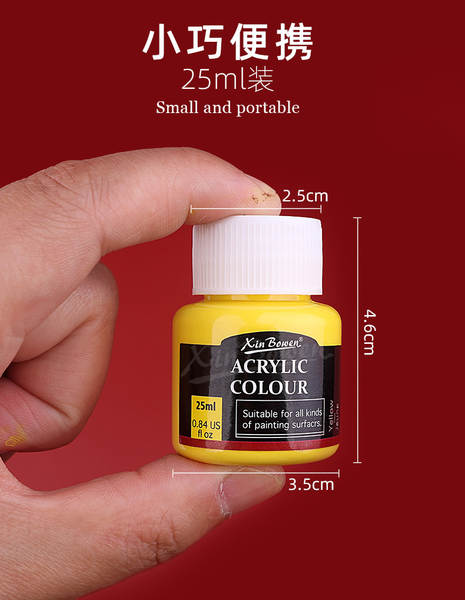 Tinta acrílica para pintura artística