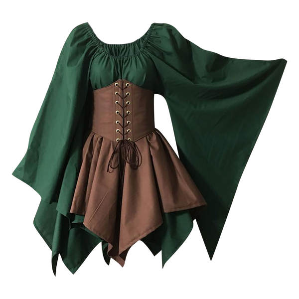 Vestido de longa-metragem feminino do drama medieval do Renascimento