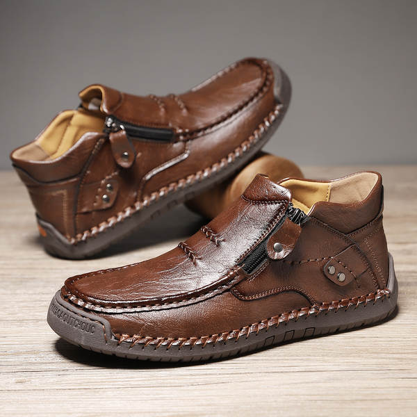 Bota de couro martens tamanho grande